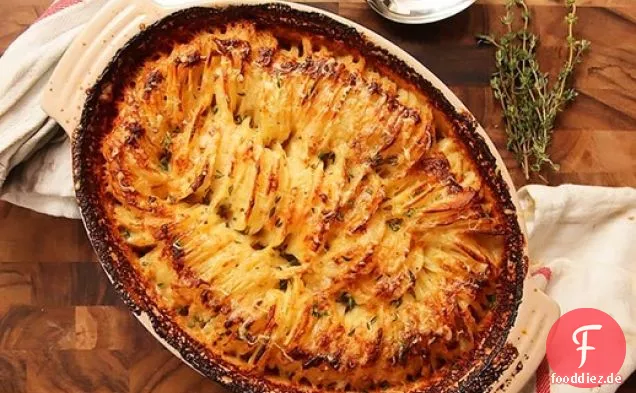 Hasselback Kartoffelgratin