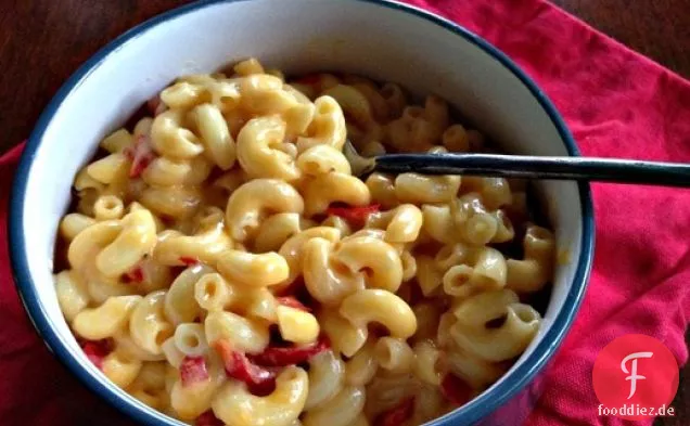 * Cheddar Mac und Käse mit Peppadew Paprika
