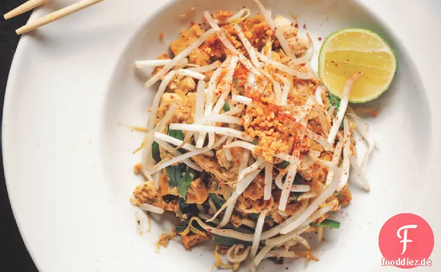 Gegrillte Garnelen Pad Thai Rezept