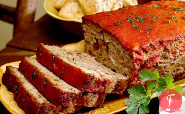 Lamm Hackbraten mit Feta-Käse