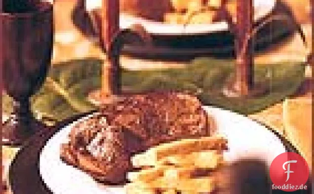 Gewürzte Lammsteaks