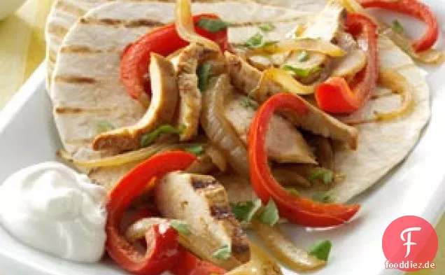 Huhn Fajitas