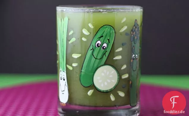 Erfrischender grüner Saft