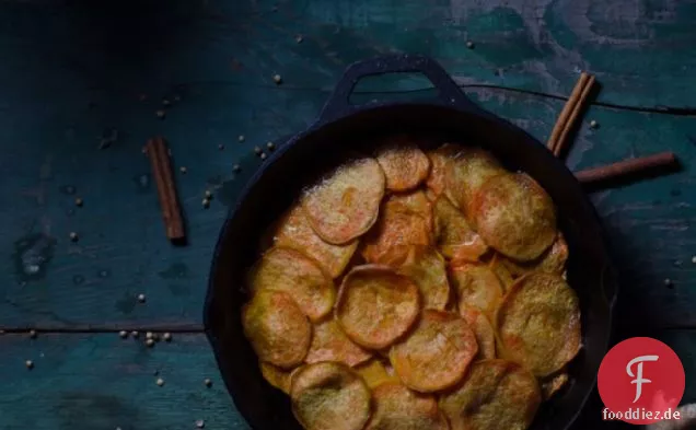 Süßkartoffeln Anna mit gewürztem Ghee