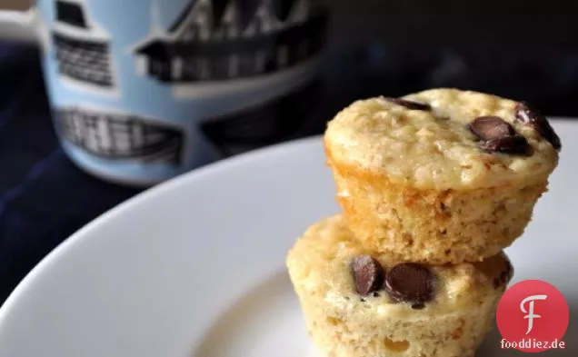 Schokoladen-Chip-Haferflocken-Mini-Muffins