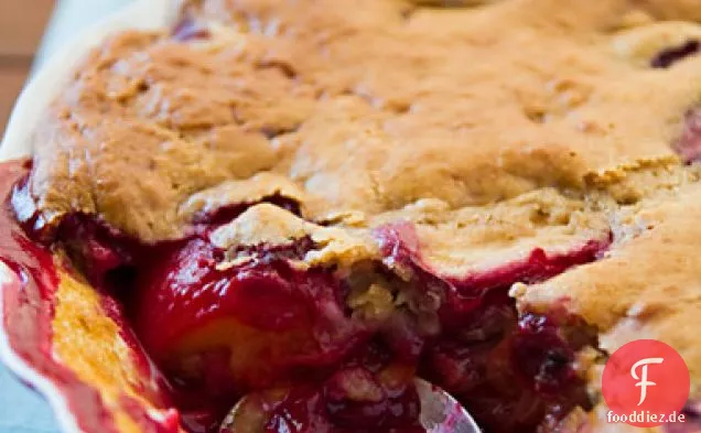 Low-Fat-Pflaumen Cobbler