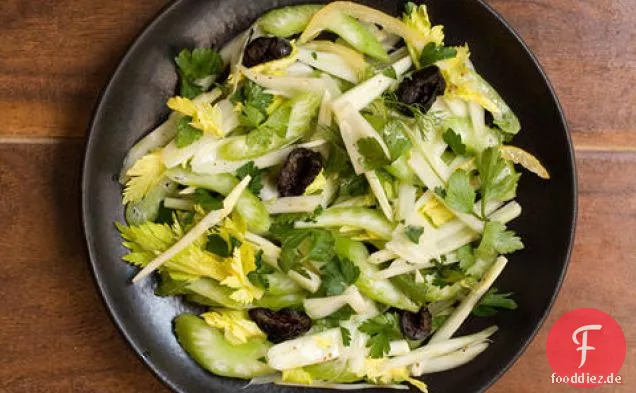 Fenchel, Petersilie und Selleriesalat