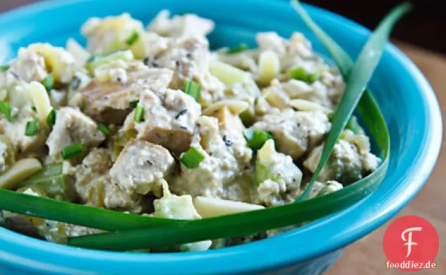 Altmodischer veganer Hühnersalat
