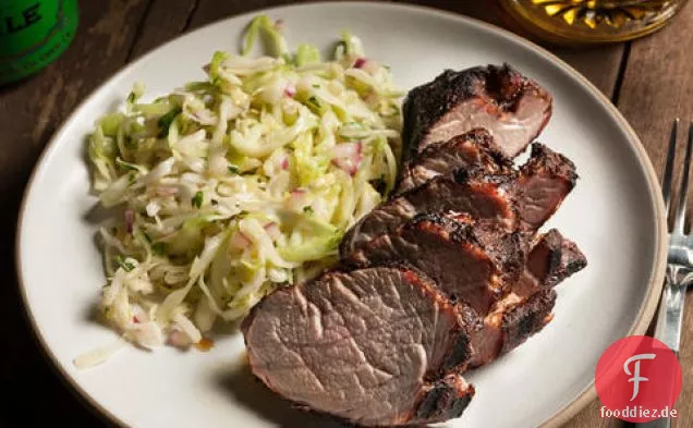 Kakao-Chile-Geriebenes gegrilltes Schweinefilet