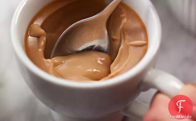 Michael Recchiuti s Burnt Caramel Custard (Töpfe de Crème)