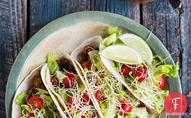 Linsen-Blumenkohl-Reis-Taco-Füllung