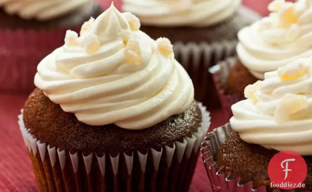 Frischer Ingwer-Cupcakes