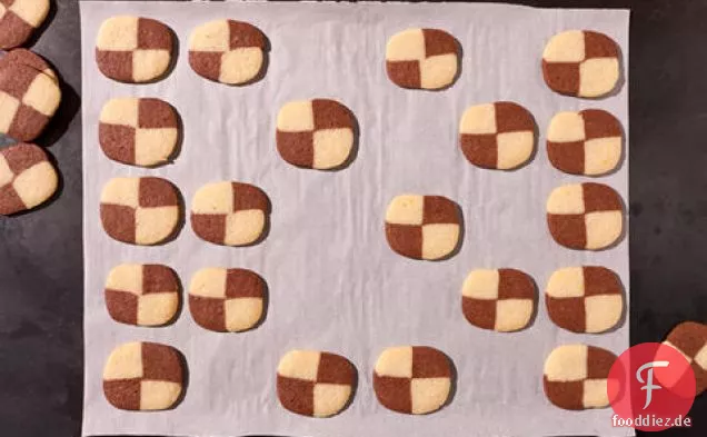 Schachbrett Cookies