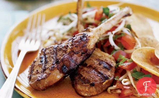 Saftige Tandoori-Lammkoteletts
