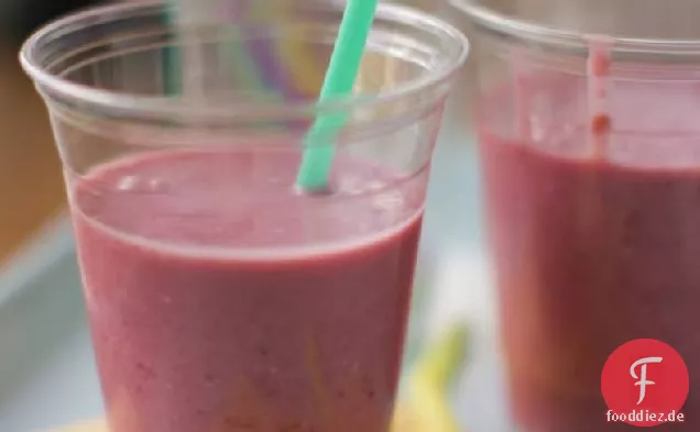 Himbeer-Haferflocken-Smoothies