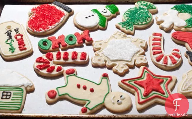 Weihnachts-Zuckerkekse