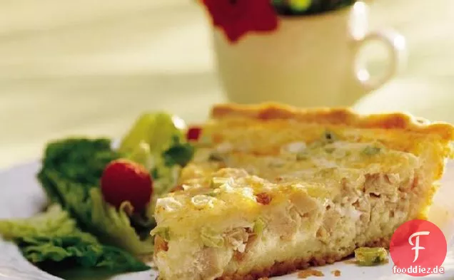 Einfache Käse-Speck-Quiche