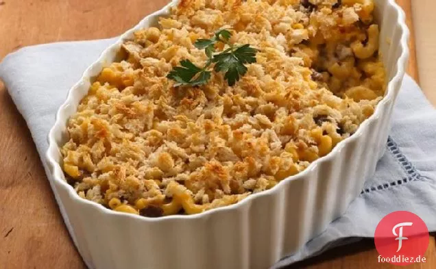Layered Mac und Käse mit Hackfleisch