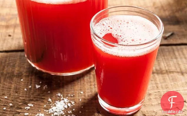 Wassermelonensaft mit Fleur de Sel