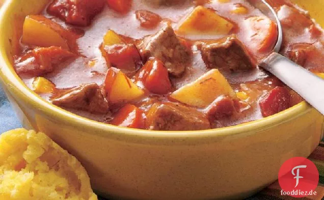 Speck-Chili-Rindfleischeintopf