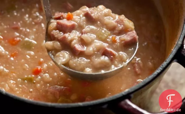 Weiße Bohnen-Schinken-Suppe