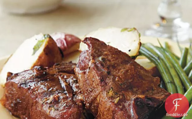 Herbes de Provence-Verkrustete Lammkoteletts