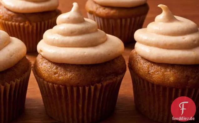 Kürbis-Gewürz-Cupcakes