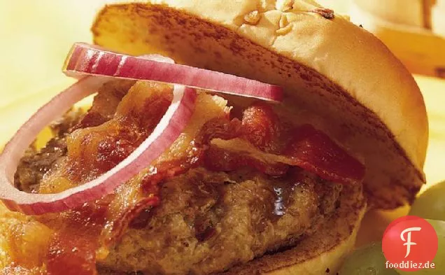Gegrillte Blauschimmelkäse Truthahn Burger