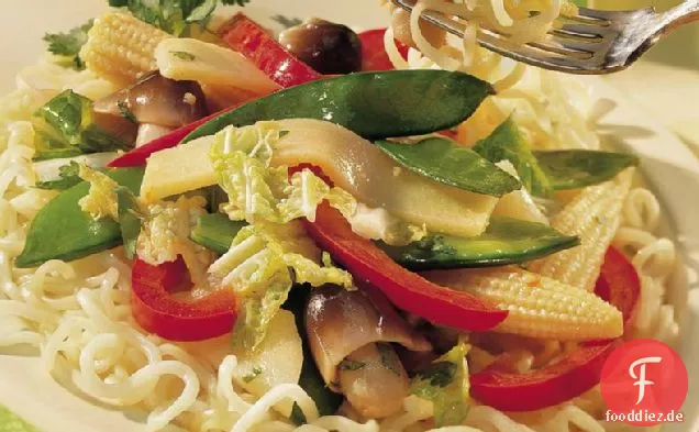 Würzige Gemüse-Stir-Fry