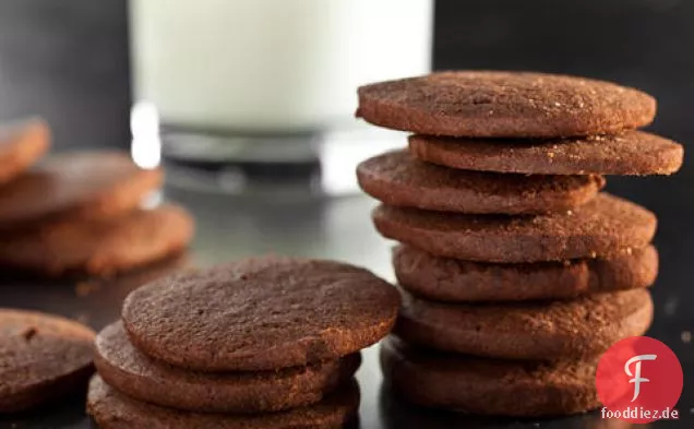 Mexikanische Schokolade Slice-and-Bake Cookies