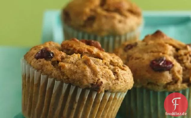 Bananen-Cranberry-Gewürz-Muffins