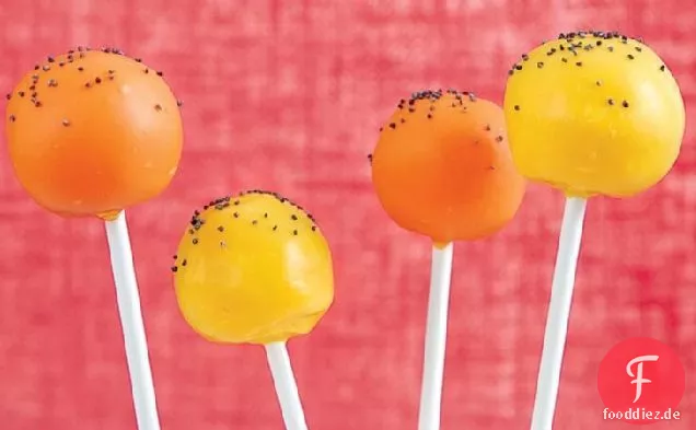 Zitrus Mohn Kuchen Pops
