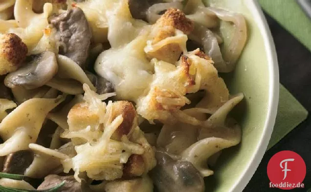 Französisch Zwiebel-Rindfleisch-Nudel Backen