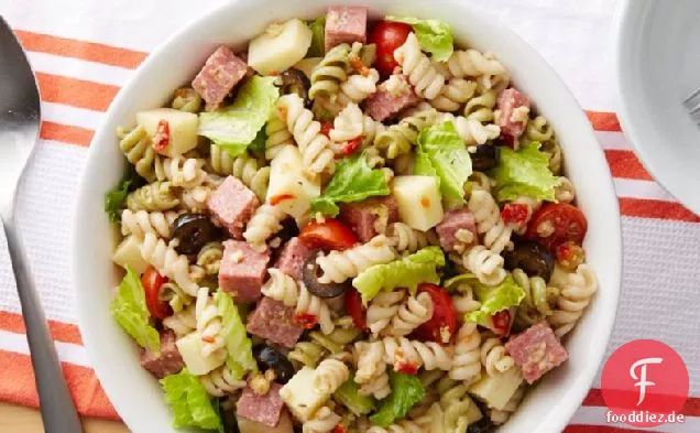 Schnelle Antipasti Nudelsalat