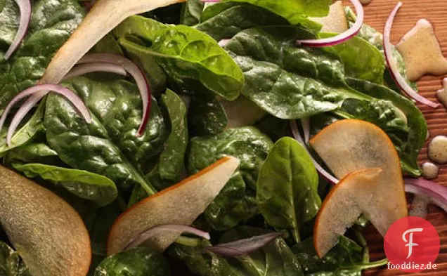 Birnen-Spinat-Salat