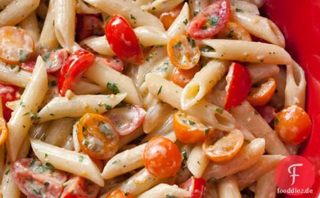 Pasta mit frischer No-Cook-Tomatensauce