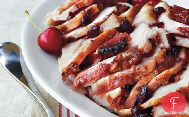Schinken mit Bourbon-Kirsch-Glasur