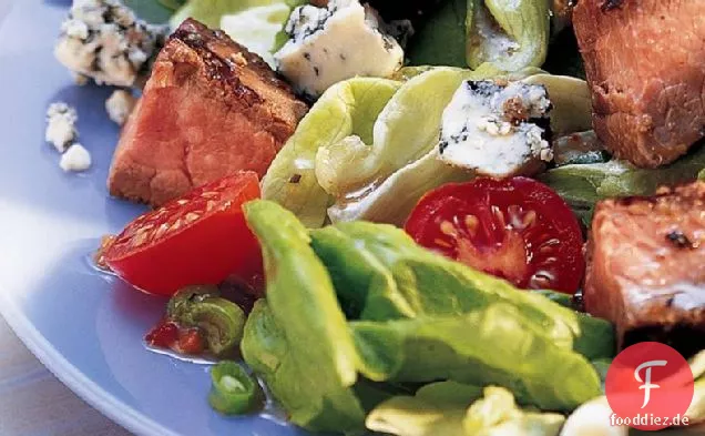 Rindfleisch und Blauschimmelkäse-Salat