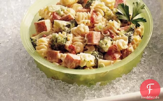 Ranch Schinken und Nudelsalat