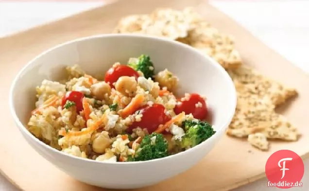 Mediterraner Gemüse-Bulgursalat