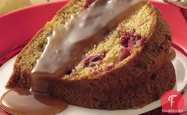 Cranberry-Karamell-Kuchen