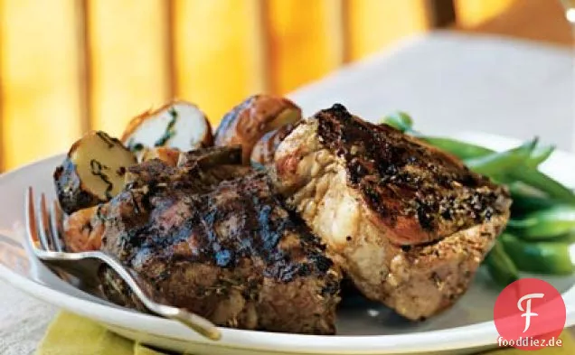 Herbes de Provence-Verkrustete Lammkoteletts