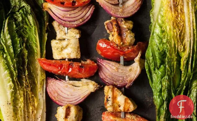 Gegrillter griechischer Salat
