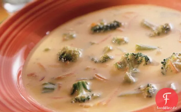 Einfache Brokkoli-Käse-Suppe