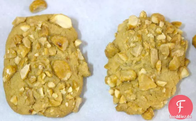 Gesalzene Erdnuss-Toffee-Kekse