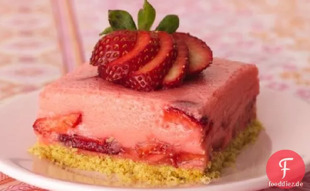 Triple-Erdbeer-Dessert