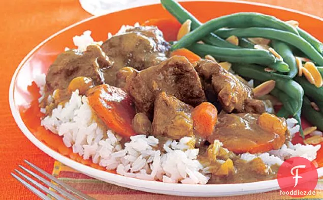 Curry-Lammeintopf mit Karotten