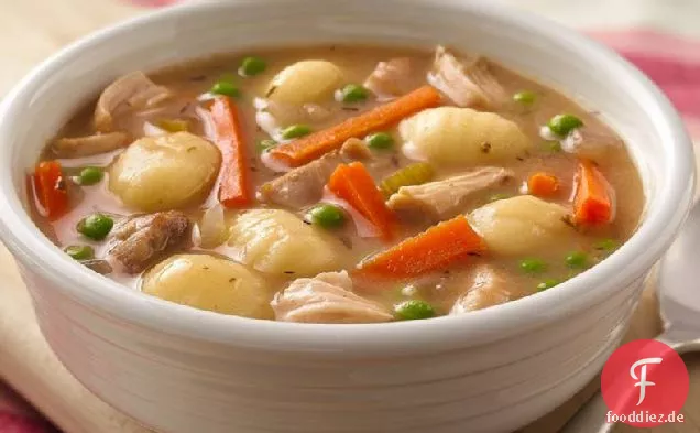 Slow-Cooker-Hühnchen-Gnocchi-Suppe