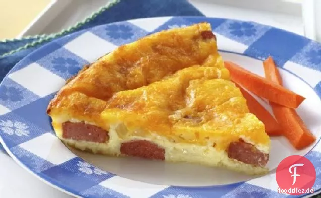 Unglaublich einfacher Hot Dog und Käsekuchen