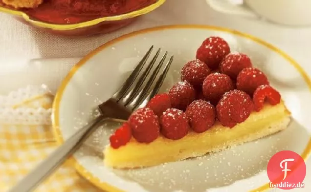 Zitronen-Himbeer-Torte